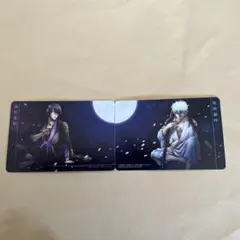 銀魂カードガム　ステッカーカード　2枚