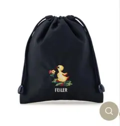 FEILER 巾着 ポーチ ブラック アヒル刺繍 限定品 - メルカリ