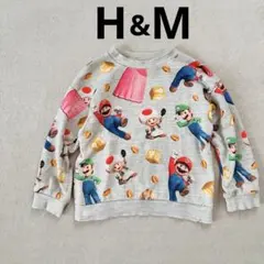 H&M 110/116 スーパーマリオ スウェット トレーナーUSJ 120cm