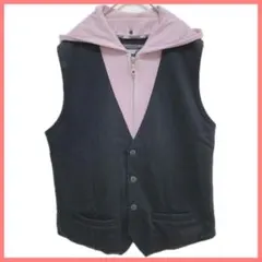 アーバンコレクション 2WAY レイヤード ベスト フード取り外し可 モダン M