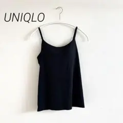エアリズムブラキャミソール　ブラトップ　UNIQLO M ブラック