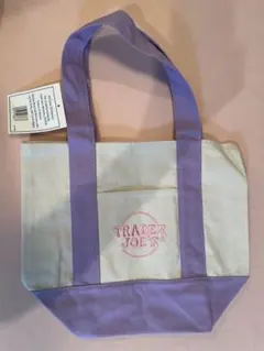 TRADER JOE'S ミニトートバッグ パープル