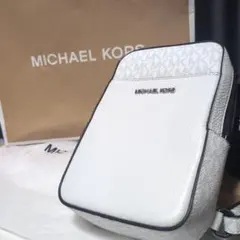 MICHAEL KORS ホワイト ショルダーバッグ