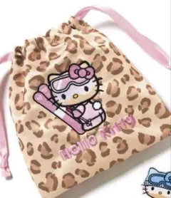 sweet スウィート 付録 雪焼け　ハローキティ 真冬巾着ポーチのみ★