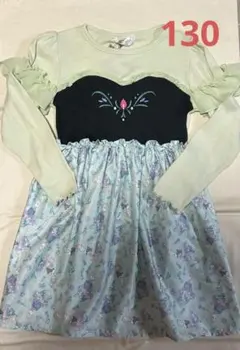 majolica マジョリカ アナ雪　アナ　ワンピース　130 長袖