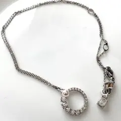 FOXEY ネックレス パール ビジュー サークルモチーフ♡ - メルカリ