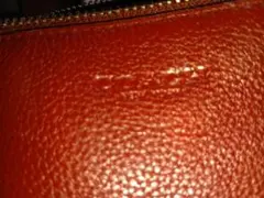 COACH 赤 レザーミニ ショルダーバッグ