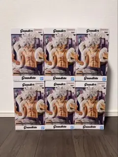 ワンピース Grandista モンキー・D・ルフィ ギア5 ニカ　6個セット