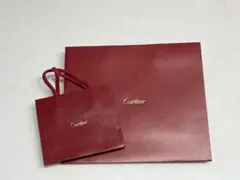 Cartier ショップ袋セット 赤