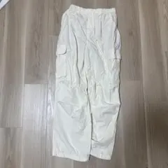 GU カーゴパンツ ホワイト Sサイズ