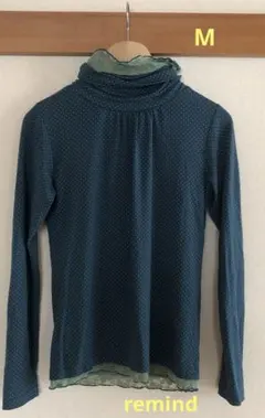 カットソー　ハイネック　レディース　M