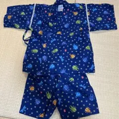 ミキハウス 甚平 110cm 虫柄