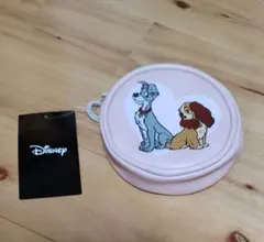 ディズニー　わんわん物語　ポーチ　レディ　トランプ