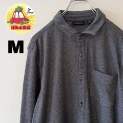 美國古著 MarcAnthony 長袖鈕扣襯衫 M 灰色