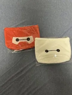 ベイマックスハッピーくじd賞まんまるポーチ2点