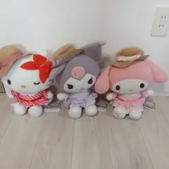 サンリオ さんさんぴくにっく！ドール　BIGタイプ1 ぬいぐるみ 3体セット