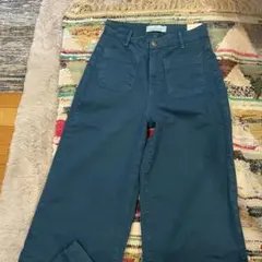 RINASCIMENTO ワイドパンツ S 青のサムネイル