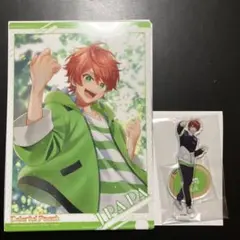 カラフルピーチ　じゃぱぱ　アクリルスタンド　クリアポスター　2点セット