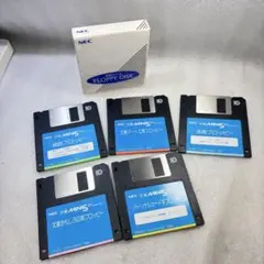 NEC 文豪ミニ5 入門ガイド　フロッピー　インクリボン付 Yahoo!オークション - 「文豪mini5」ワープロ専用機 (OA機器) の落札