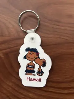 ハワイ 日焼けスヌーピーハワイ限定　キーホルダー　サーフズアップ