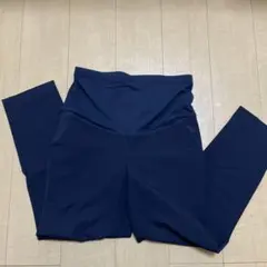 スマートアンクルマタニティパンツ　ネイビー　L