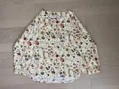 美品✨ トゥモローランド コレクション 花柄長袖リボン付きブラウス 
