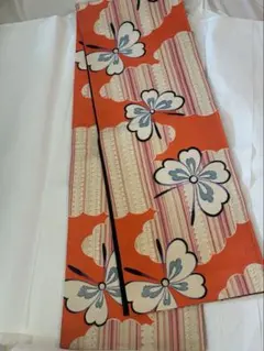 アンティーク仕立て直し　蝶々　昼夜帯　袋帯