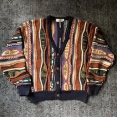 入手困難 3Dニット レトロ 総柄ニット 一点物 vintage 希少 古着