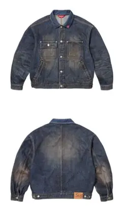 Supreme DistressedSelvedgeTrucker Jacket