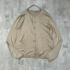 セオリーリュクス LOWEN 絹100% カーディガン シェルボタン 薄手ニットのサムネイル