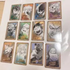 僕のヒーローアカデミア ヒロアカ 箔押し クリアカードコレクション 12枚セット