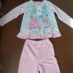(未使用品)ワンダフルプリキュア長袖パジャマ 120