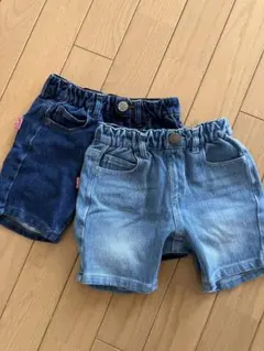 【値下げ✨】夏キッズ　F.O.KIDS  ハーフパンツ　デニム　サイズ100