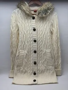 トミーガール　アイボリー ニットカーディガン　Mのサムネイル