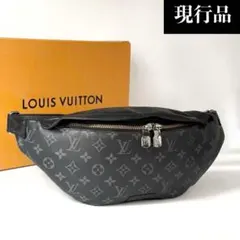 極美品 ルイヴィトン モノグラム エクリプス ディスカバリー バムバッグ 黒