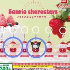 サンリオ　いちごのめじるしアクセサリー　２個