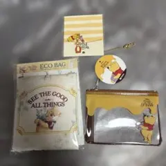くまのプーさん エコバッグ ポーチ ネックレス 3点セット