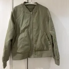 レディース ブルゾン グリーン リバーシブル