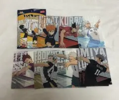 ハイキュー！！　ミニクリアファイル　９枚セット