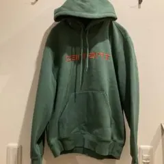 carhartt グリーン パーカー S