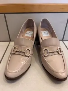 【LANVIN en Bleu】 25㎝ ローファー ベージュのサムネイル