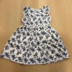 BACK NUMBER KIDS 花柄 ノースリーブ ワンピース 130のサムネイル