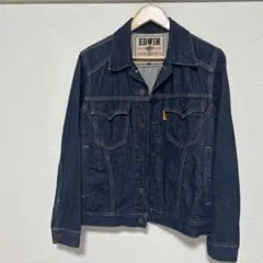 EDWIN ダークブルー デニムジャケット