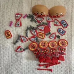 アンパンマン キャラレール　電車セット おもちゃ　まとめ売り　付属物　踏切