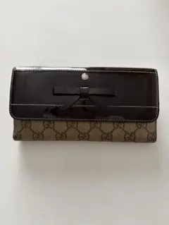 GUCCI 財布　りぼん グッチ(GUCCI)|GUCCI リボンモチーフ二つ折り財布|【ハードオフ公式