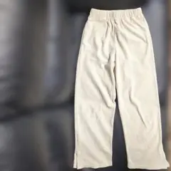 GLOBAL　WORK　リブ編みロングパンツ