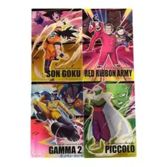ドラゴンボール超 スーパーヒーロー　ジャンボカードダス４枚セット