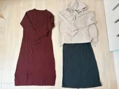 【マタニティワンピース】授乳可能　セット売り