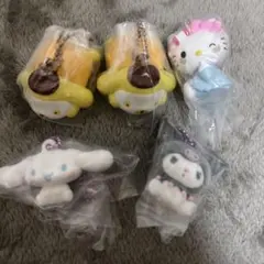 ふわふわフロッキーマスコット GRWM マスコットチャーム サンリオキャラクター