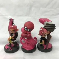 AL092　スプラトゥーン　amiibo　タコ　タコボーイ　タコガール　セット